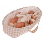 Súprava bábiky so zajačikom – béžová